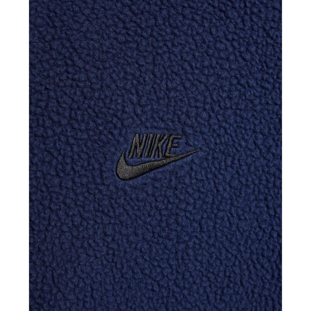 Nike Club Fleece Sherpa Winterized Full‎ Zip Jacket Blue FB8386-410 Men's Size S - Picture 4 of 12